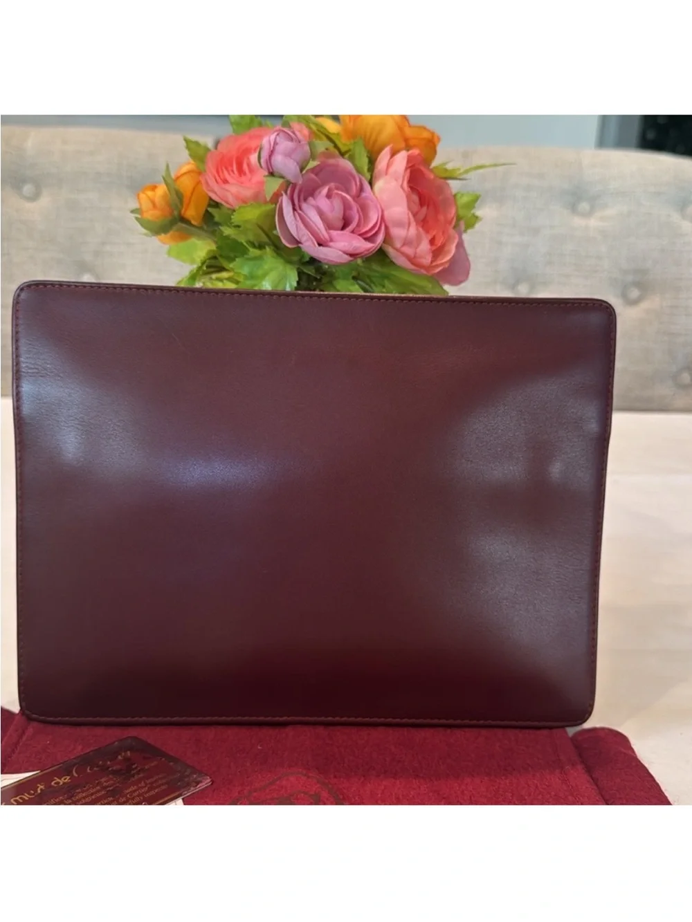 Cartier authentic clutch